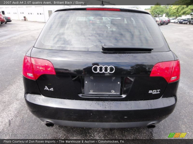 Brilliant Black / Ebony 2007 Audi A4 2.0T quattro Avant