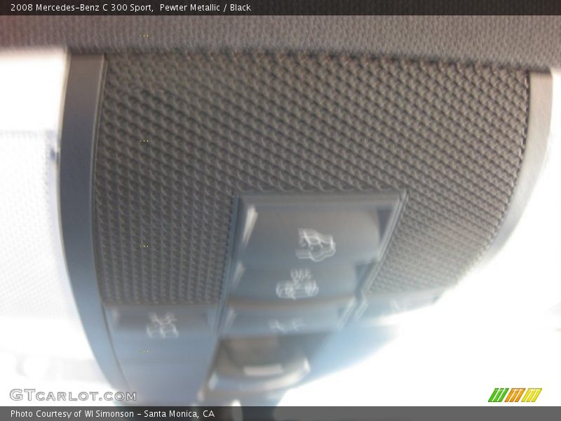 Pewter Metallic / Black 2008 Mercedes-Benz C 300 Sport