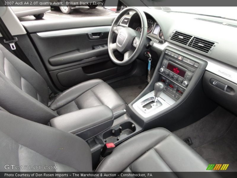 Brilliant Black / Ebony 2007 Audi A4 2.0T quattro Avant