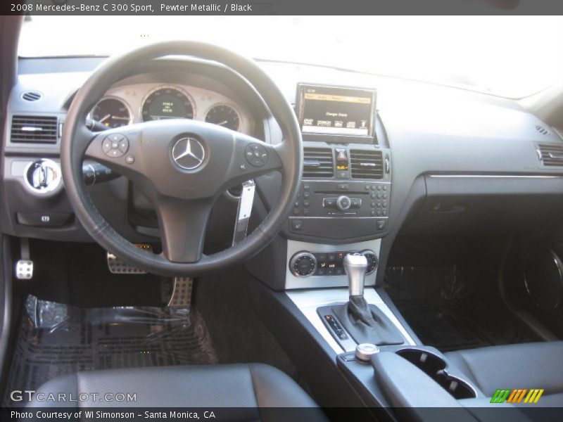 Pewter Metallic / Black 2008 Mercedes-Benz C 300 Sport