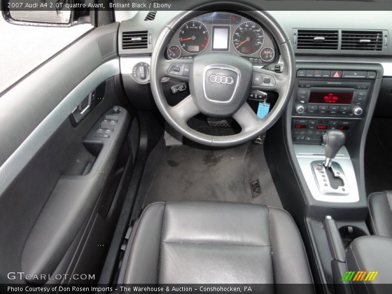 Brilliant Black / Ebony 2007 Audi A4 2.0T quattro Avant