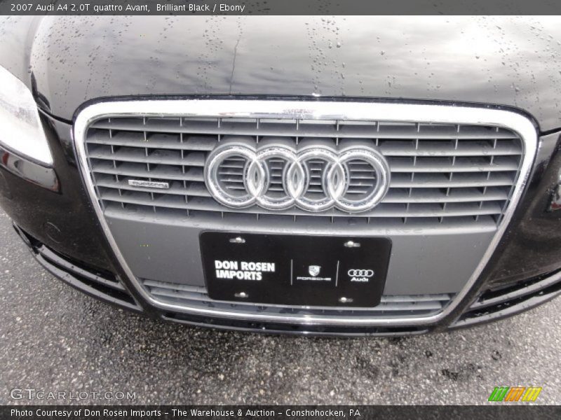 Brilliant Black / Ebony 2007 Audi A4 2.0T quattro Avant