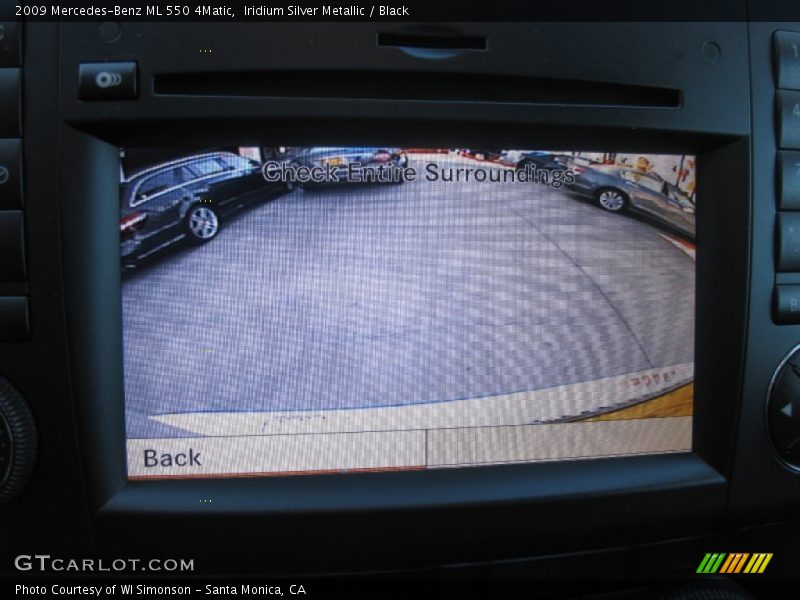 Iridium Silver Metallic / Black 2009 Mercedes-Benz ML 550 4Matic