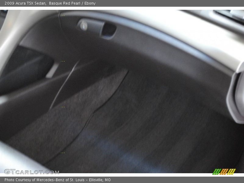 Basque Red Pearl / Ebony 2009 Acura TSX Sedan