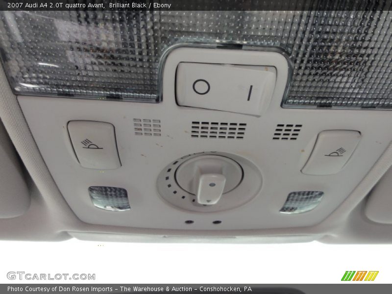 Controls of 2007 A4 2.0T quattro Avant
