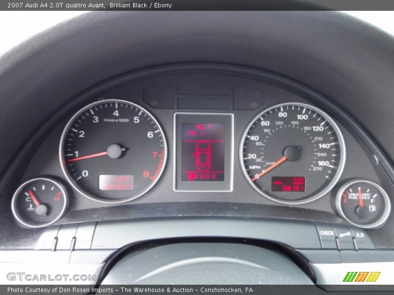  2007 A4 2.0T quattro Avant 2.0T quattro Avant Gauges