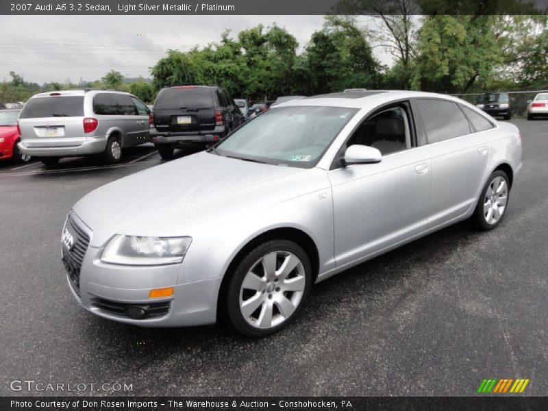Light Silver Metallic / Platinum 2007 Audi A6 3.2 Sedan