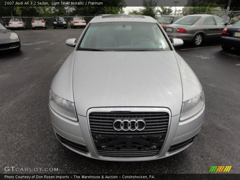 Light Silver Metallic / Platinum 2007 Audi A6 3.2 Sedan