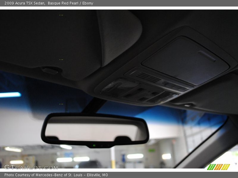 Basque Red Pearl / Ebony 2009 Acura TSX Sedan