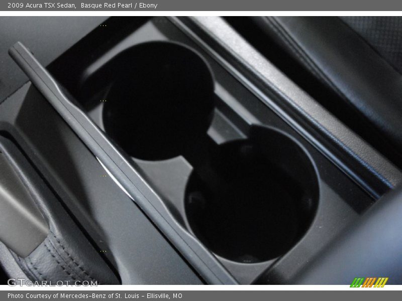 Basque Red Pearl / Ebony 2009 Acura TSX Sedan