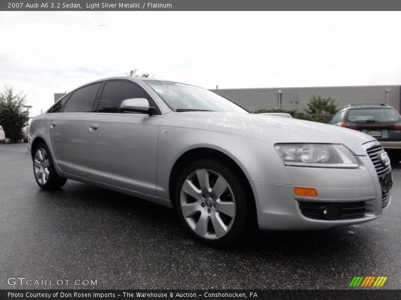 Light Silver Metallic / Platinum 2007 Audi A6 3.2 Sedan