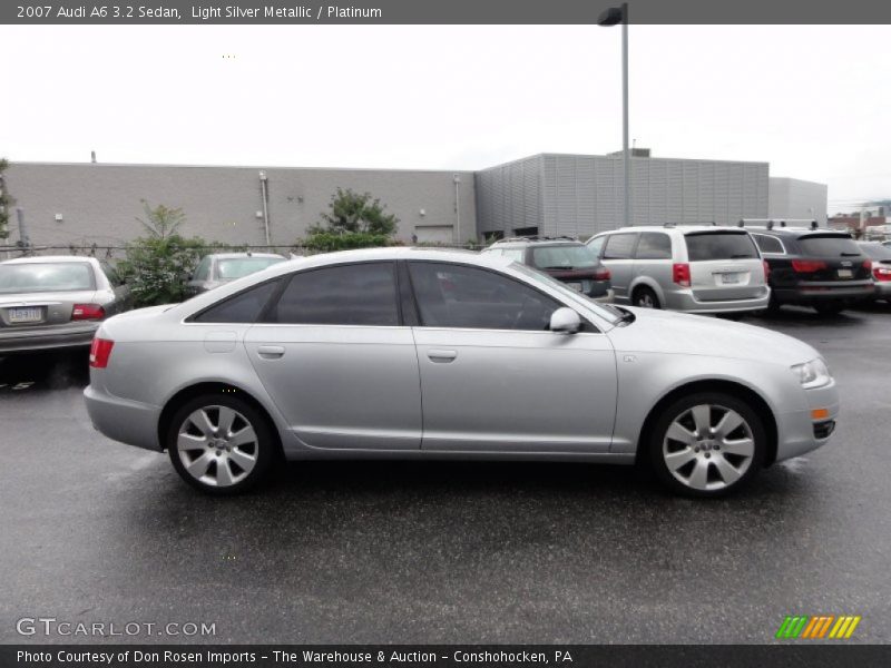 Light Silver Metallic / Platinum 2007 Audi A6 3.2 Sedan