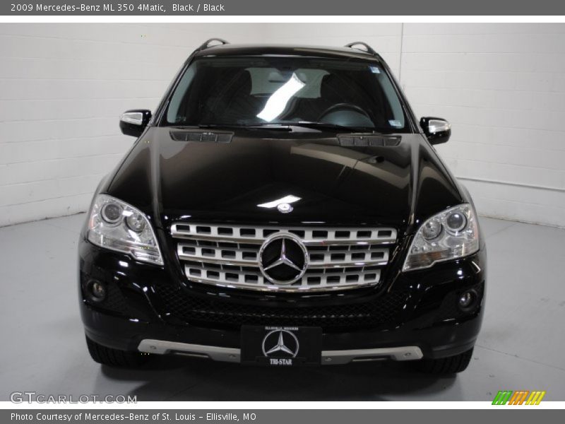 Black / Black 2009 Mercedes-Benz ML 350 4Matic