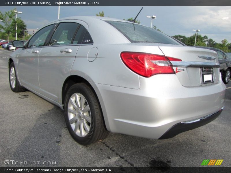 Bright Silver Metallic / Black 2011 Chrysler 200 Touring