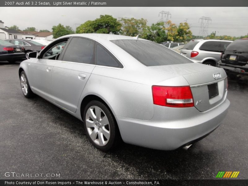 Light Silver Metallic / Platinum 2007 Audi A6 3.2 Sedan