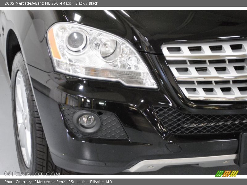 Black / Black 2009 Mercedes-Benz ML 350 4Matic