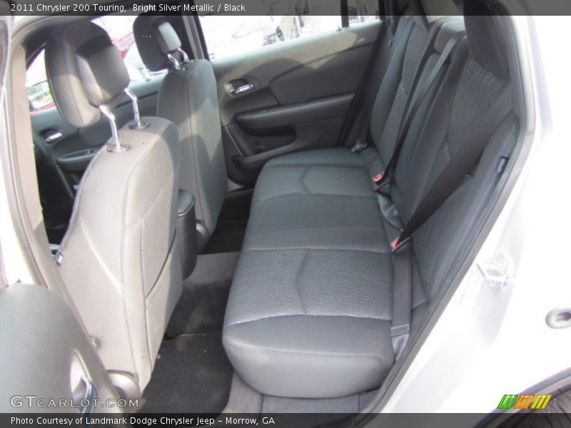 Bright Silver Metallic / Black 2011 Chrysler 200 Touring