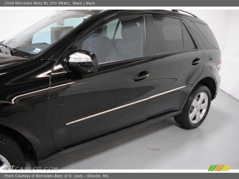 Black / Black 2009 Mercedes-Benz ML 350 4Matic