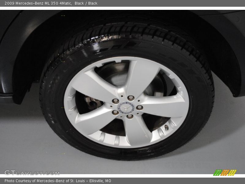 Black / Black 2009 Mercedes-Benz ML 350 4Matic