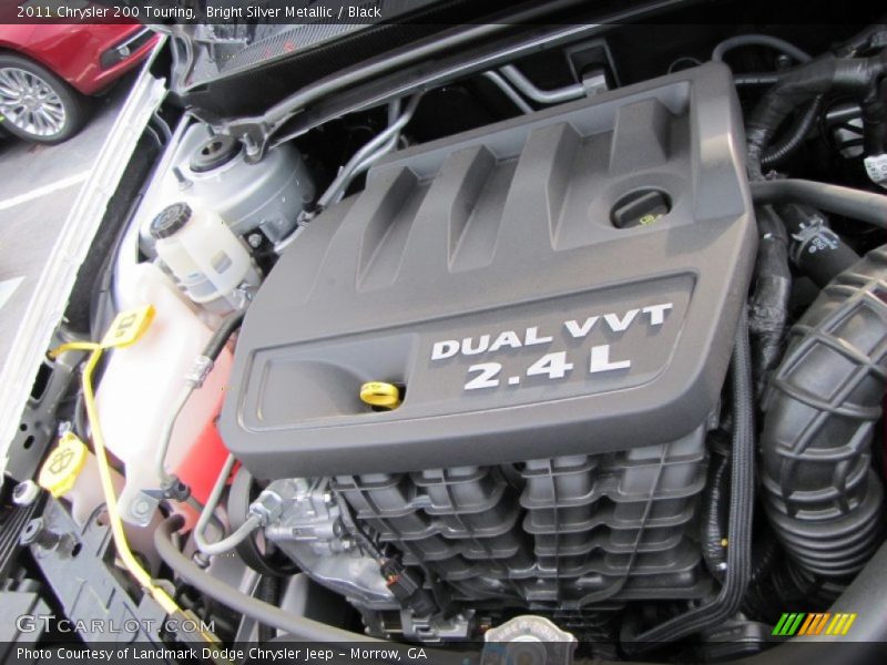 Bright Silver Metallic / Black 2011 Chrysler 200 Touring