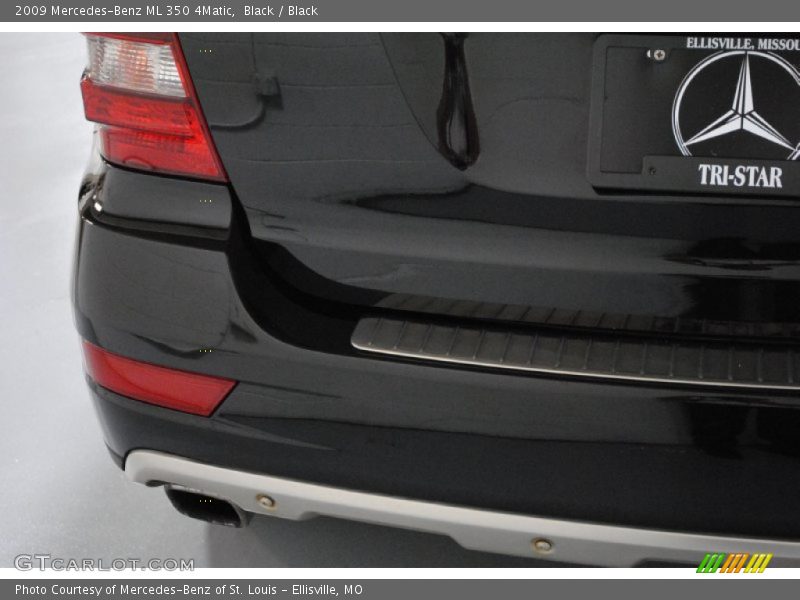 Black / Black 2009 Mercedes-Benz ML 350 4Matic