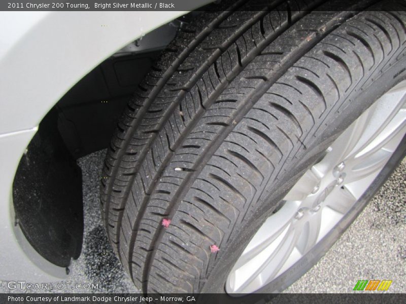 Bright Silver Metallic / Black 2011 Chrysler 200 Touring