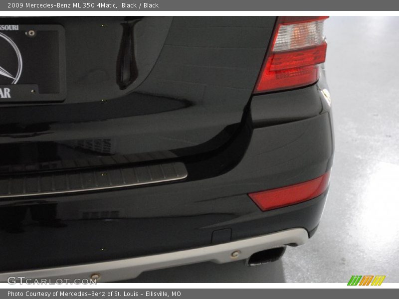 Black / Black 2009 Mercedes-Benz ML 350 4Matic