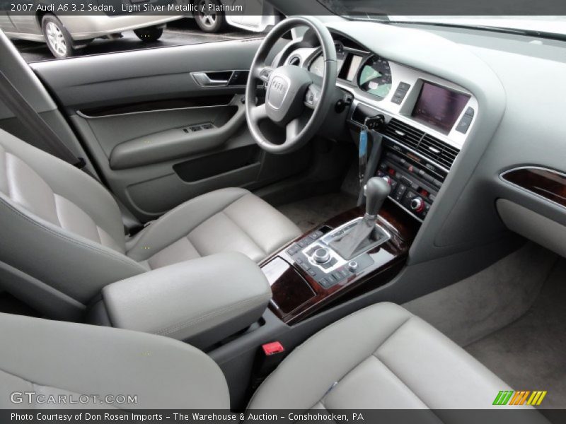 Light Silver Metallic / Platinum 2007 Audi A6 3.2 Sedan