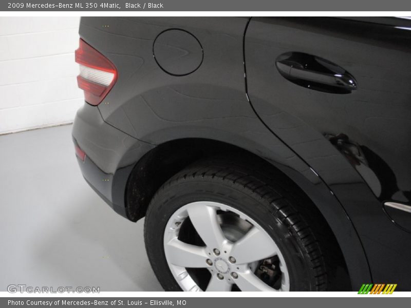 Black / Black 2009 Mercedes-Benz ML 350 4Matic