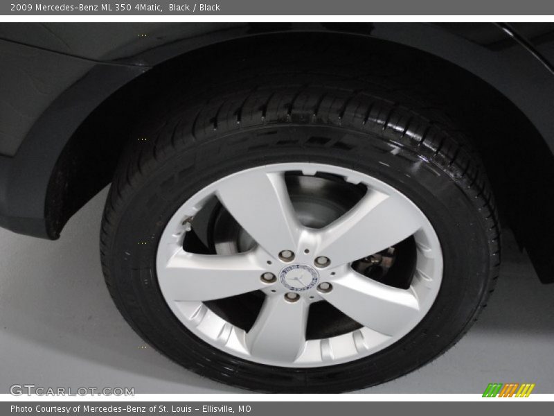Black / Black 2009 Mercedes-Benz ML 350 4Matic