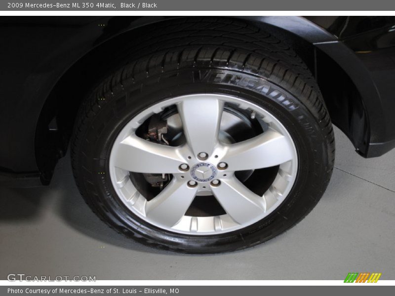 Black / Black 2009 Mercedes-Benz ML 350 4Matic