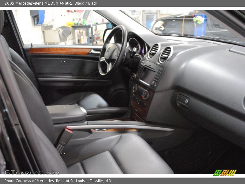 Black / Black 2009 Mercedes-Benz ML 350 4Matic