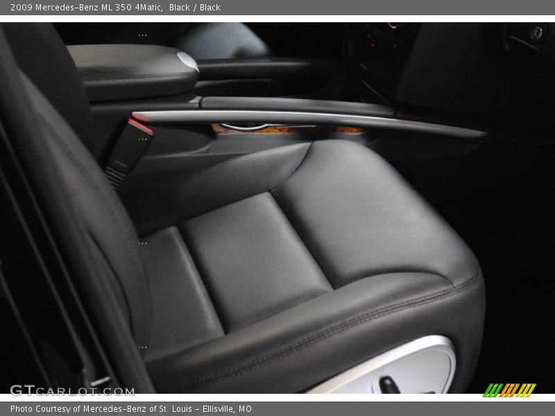 Black / Black 2009 Mercedes-Benz ML 350 4Matic