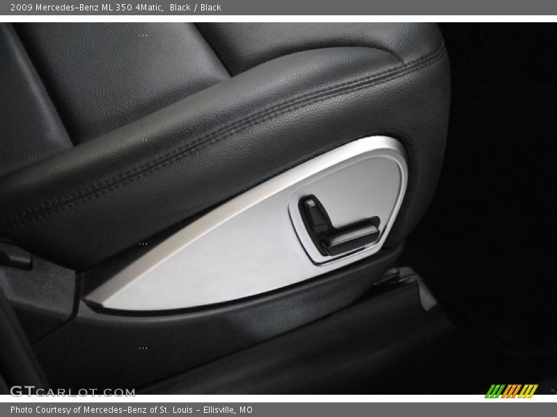 Black / Black 2009 Mercedes-Benz ML 350 4Matic