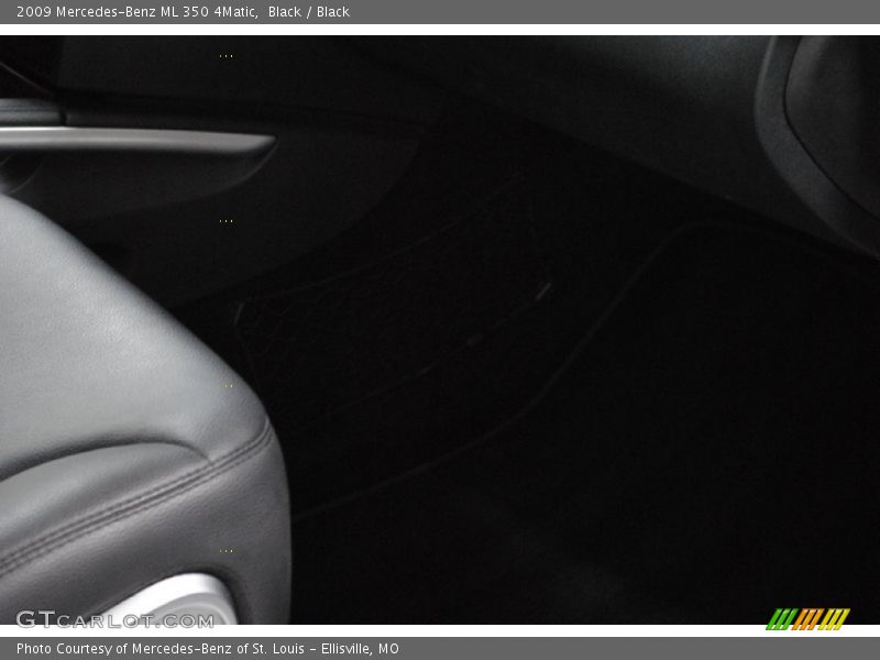 Black / Black 2009 Mercedes-Benz ML 350 4Matic