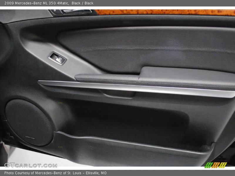 Black / Black 2009 Mercedes-Benz ML 350 4Matic