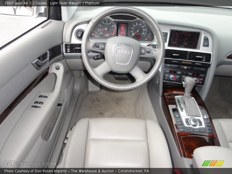 Light Silver Metallic / Platinum 2007 Audi A6 3.2 Sedan