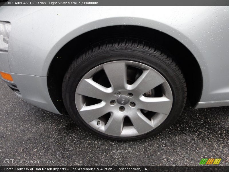 Light Silver Metallic / Platinum 2007 Audi A6 3.2 Sedan
