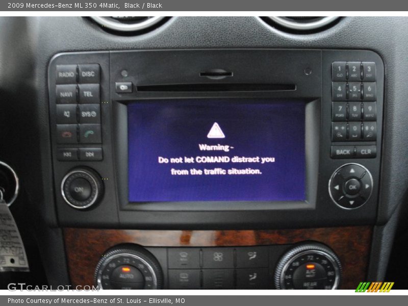 Black / Black 2009 Mercedes-Benz ML 350 4Matic
