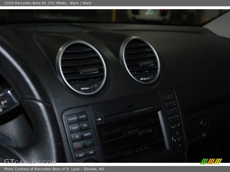 Black / Black 2009 Mercedes-Benz ML 350 4Matic