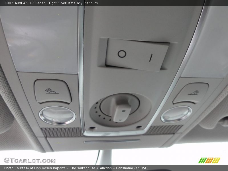 Light Silver Metallic / Platinum 2007 Audi A6 3.2 Sedan