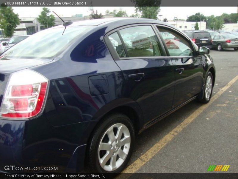 Blue Onyx / Saddle 2008 Nissan Sentra 2.0 SL