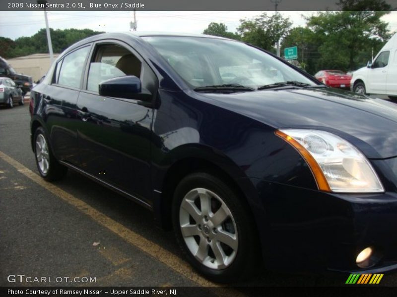 Blue Onyx / Saddle 2008 Nissan Sentra 2.0 SL