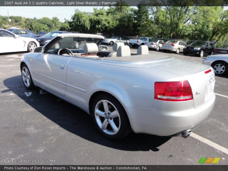  2007 A4 3.2 quattro Cabriolet Light Silver Metallic