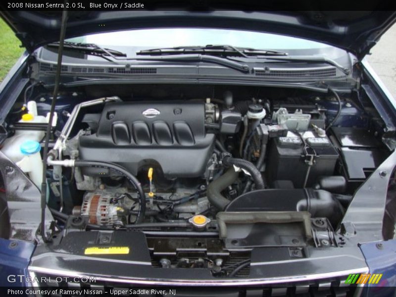 Blue Onyx / Saddle 2008 Nissan Sentra 2.0 SL