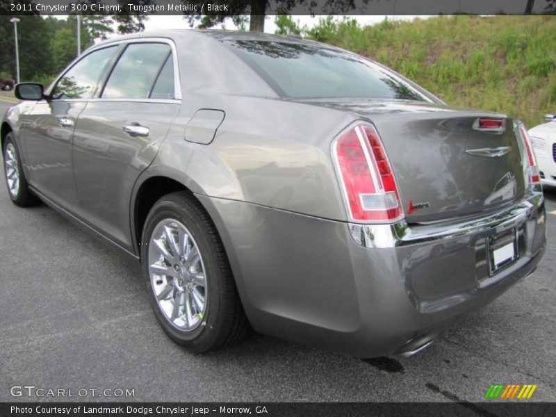 Tungsten Metallic / Black 2011 Chrysler 300 C Hemi