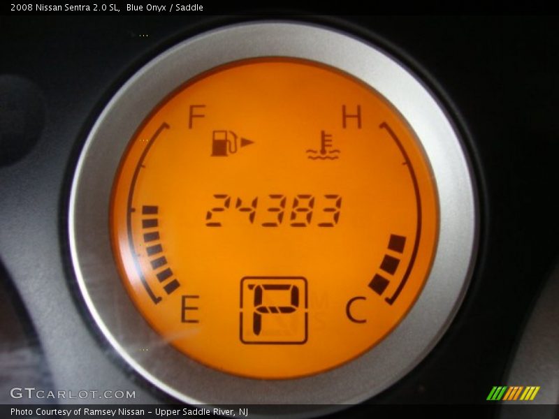 Blue Onyx / Saddle 2008 Nissan Sentra 2.0 SL