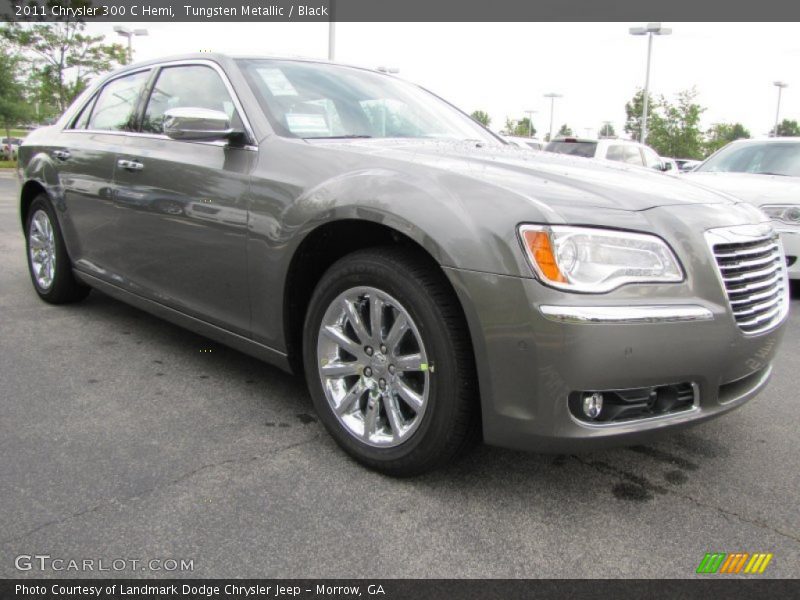 Tungsten Metallic / Black 2011 Chrysler 300 C Hemi