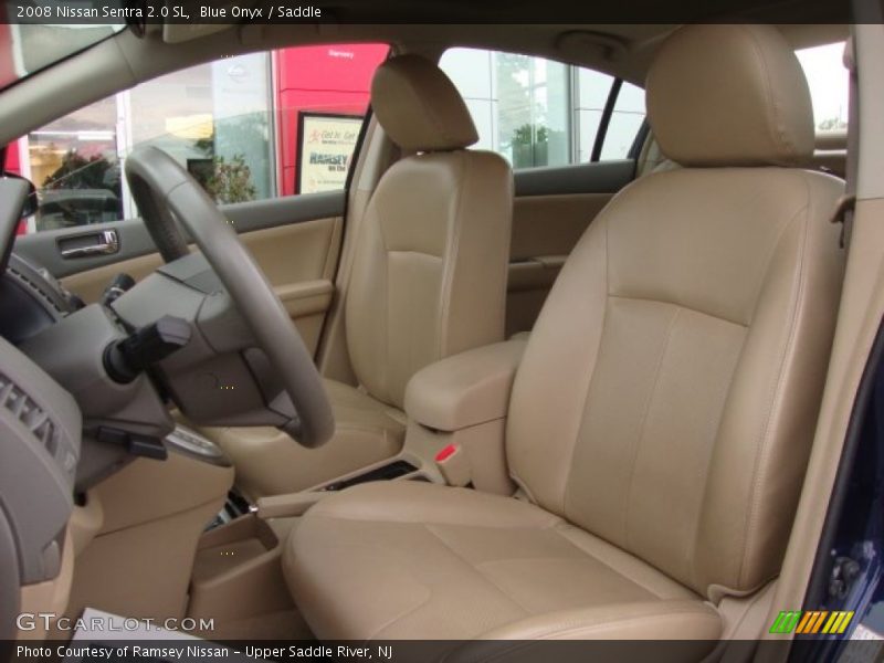 Blue Onyx / Saddle 2008 Nissan Sentra 2.0 SL