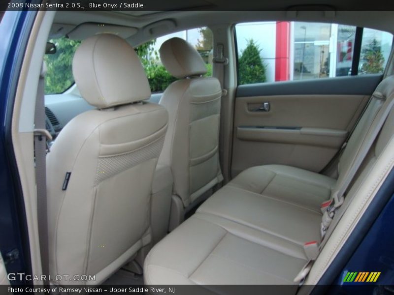Blue Onyx / Saddle 2008 Nissan Sentra 2.0 SL